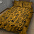 Culture Adinkra Quilt Bed Set West African Yellow Art