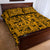 Culture Adinkra Quilt Bed Set West African Yellow Art