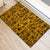 Culture Adinkra Rubber Doormat West African Yellow Art