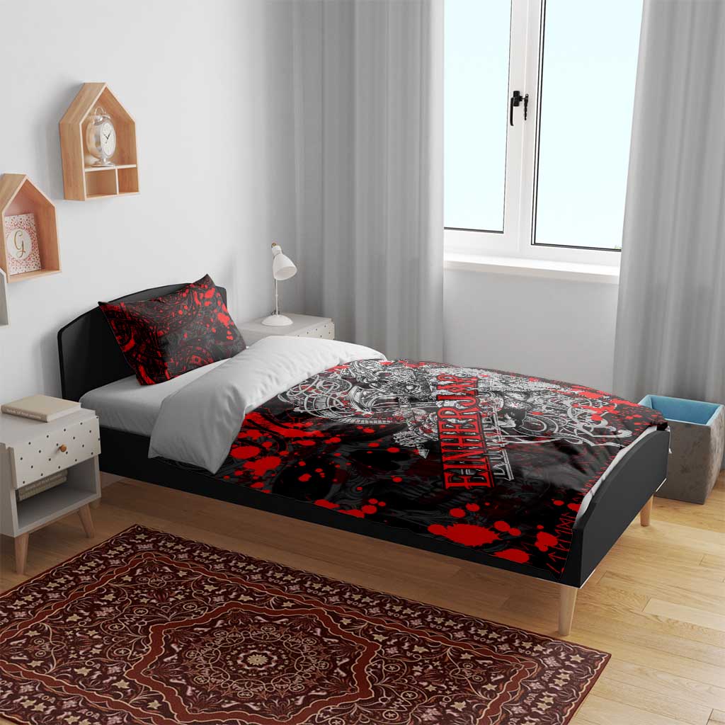 Einherjar Valhalla Bedding Set Viking Warrior Rage Style