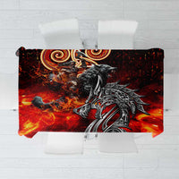 Ulfhednar Wofl Warrior Viking Tablecloth Runes Norse Mythology Fire
