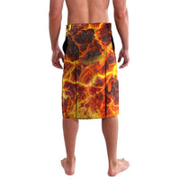 Firefighter Fathers Day Lavalava Dad By Name - Firefighter By Heart