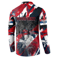 Serbia Button Sweatshirt Like the Phoenix – Rising from Ashes with Pride and Power