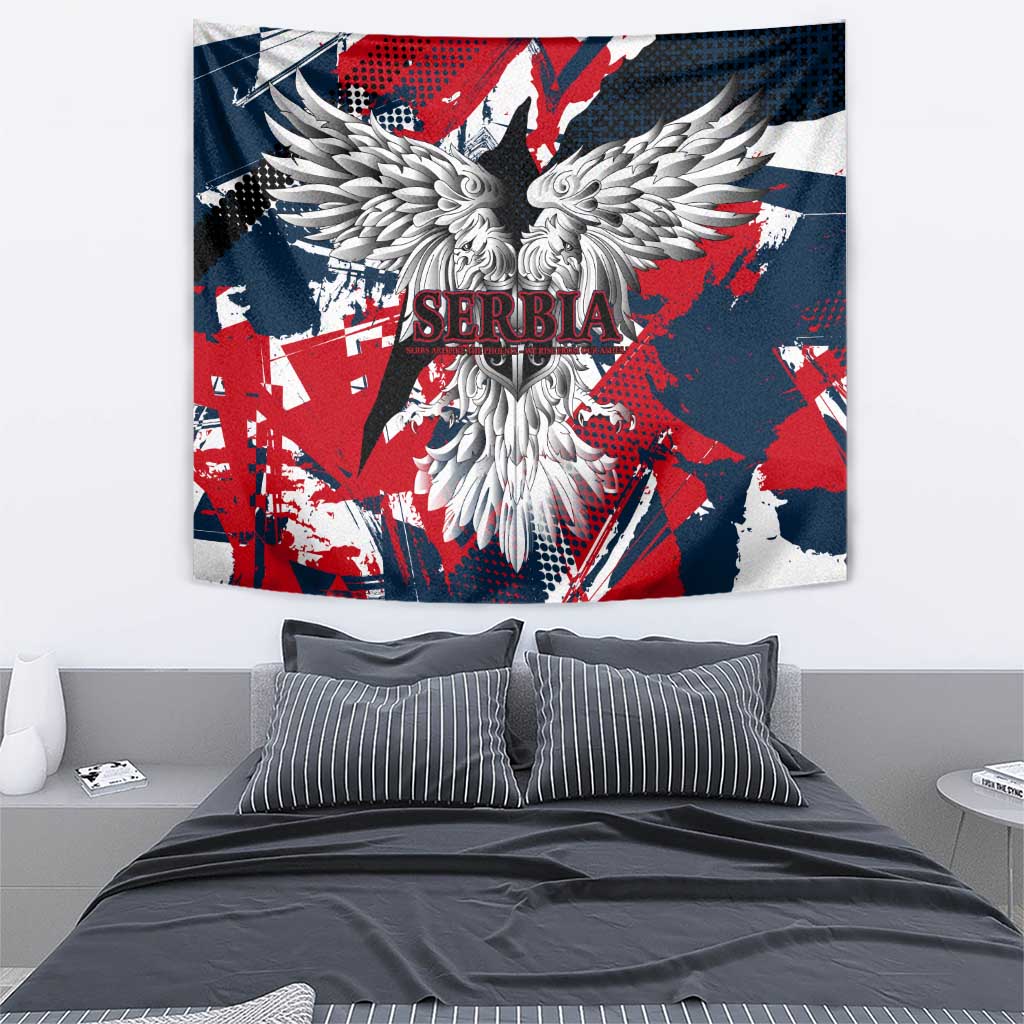 Serbia Tapestry Like the Phoenix – Rising from Ashes with Pride and Power