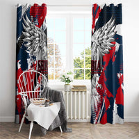 Serbia Window Curtain Like the Phoenix – Rising from Ashes with Pride and Power