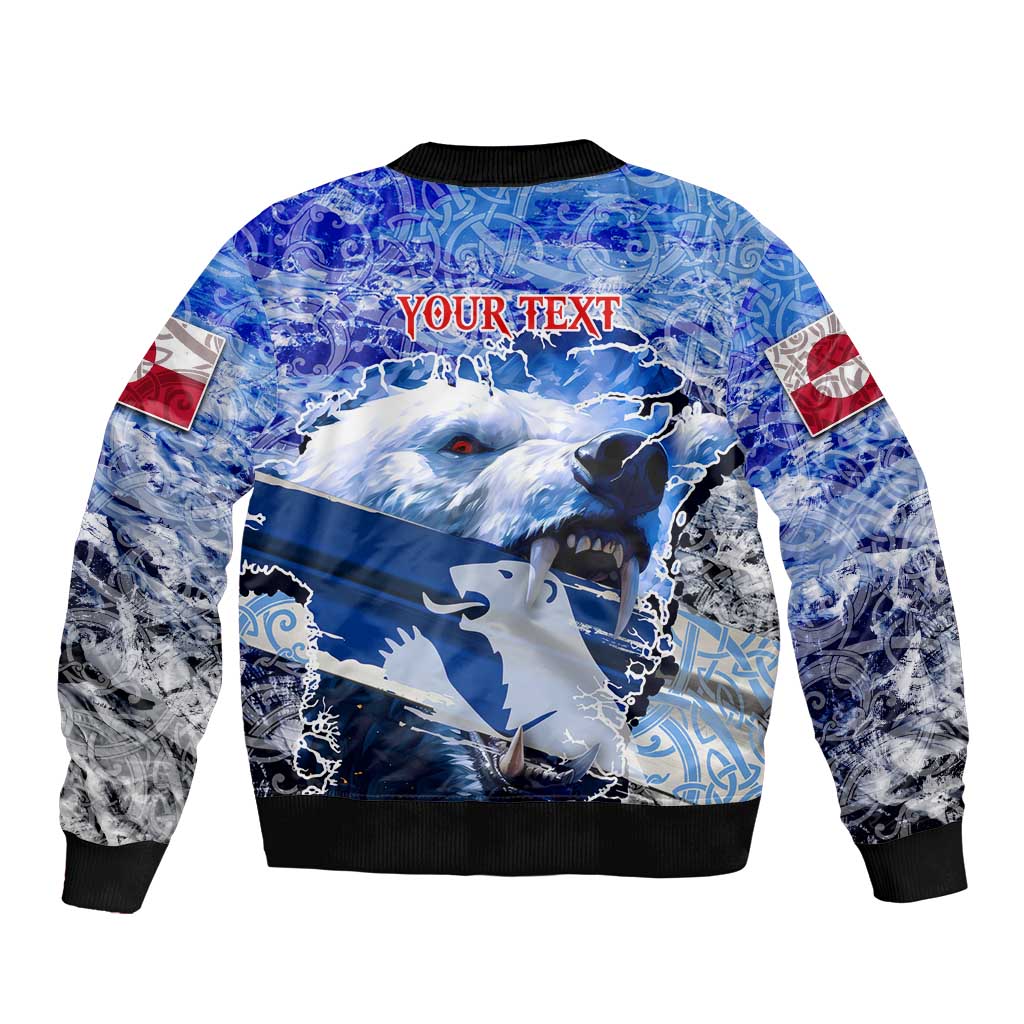 Greenland Bomber Jacket Polar Bear Power You Snow Much