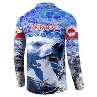 Greenland Button Sweatshirt Polar Bear Power You Snow Much