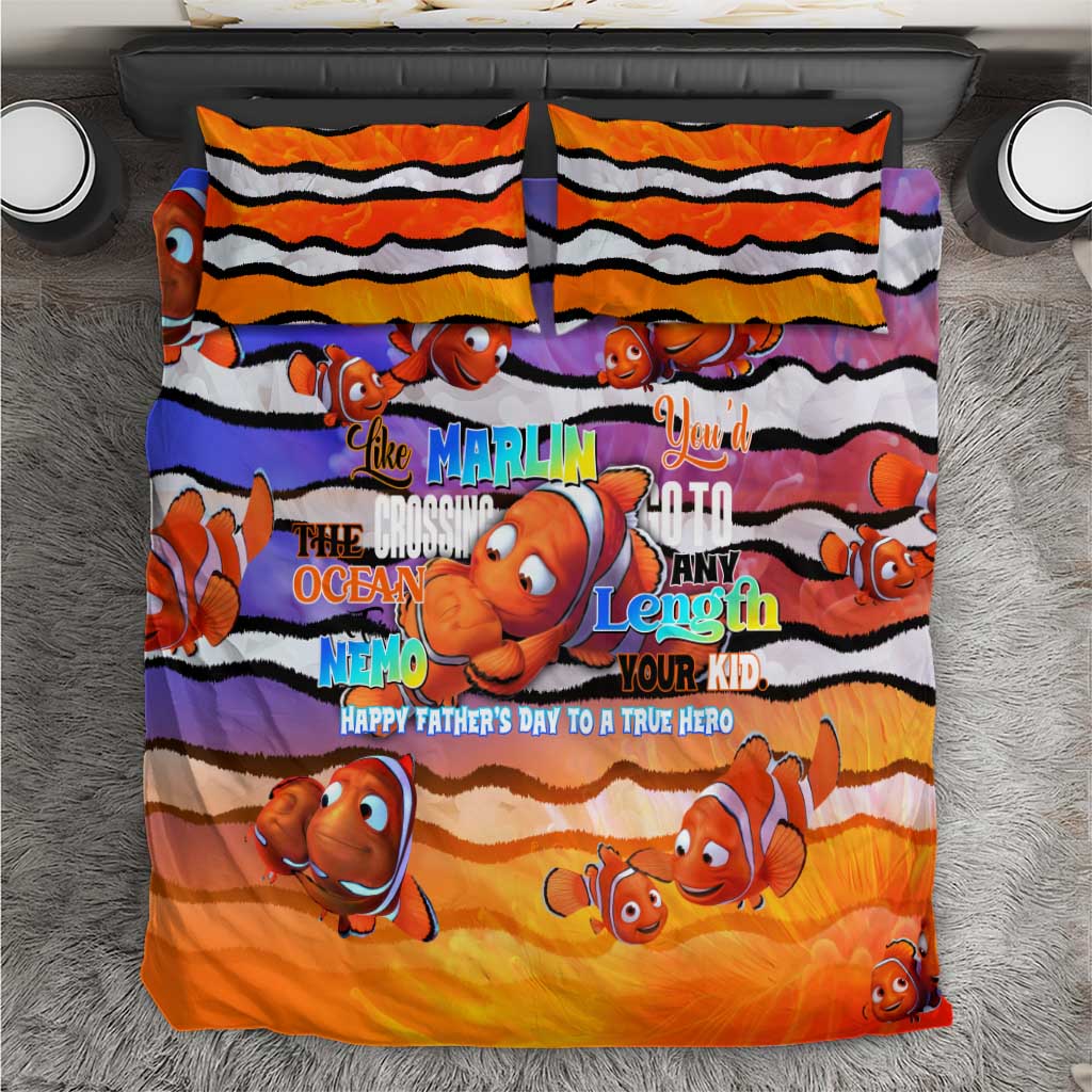 The Ocean Best Dad Bedding Set Like Marlin Happy Fathers Day To a True Hero - Wonder Print Shop