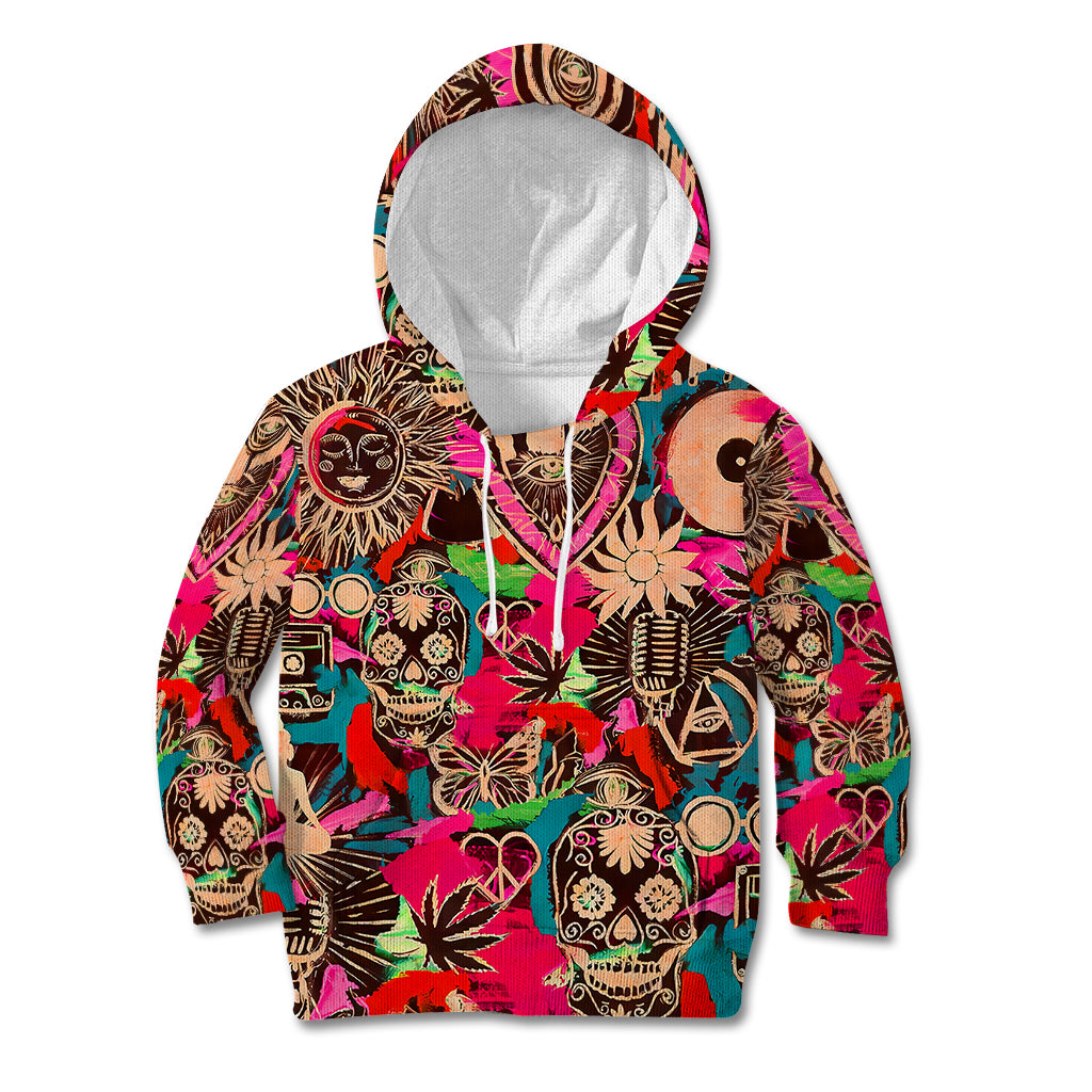 Festival Memories Skull Kid Hoodie - Wonder Print Shop