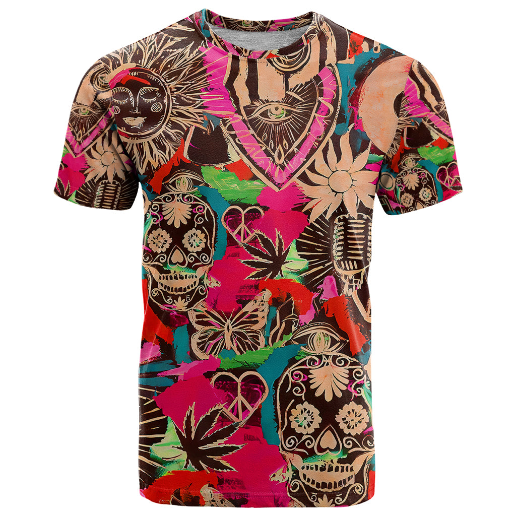 Festival Memories Skull T Shirt - Wonder Print Shop