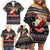 Serbia Family Matching Off Shoulder Short Dress and Hawaiian Shirt Merry Christmas Family and Friends - Wonder Print Shop