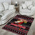 Trinidad and Tobago Area Rug Merry Christmas Family and Friends - Wonder Print Shop