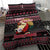 Trinidad and Tobago Bedding Set Merry Christmas Family and Friends - Wonder Print Shop