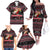 Trinidad and Tobago Family Matching Off The Shoulder Long Sleeve Dress and Hawaiian Shirt Merry Christmas Family and Friends - Wonder Print Shop