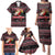 Trinidad and Tobago Family Matching Puletasi and Hawaiian Shirt Merry Christmas Family and Friends - Wonder Print Shop