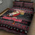 Trinidad and Tobago Quilt Bed Set Merry Christmas Family and Friends - Wonder Print Shop