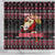 Trinidad and Tobago Shower Curtain Merry Christmas Family and Friends