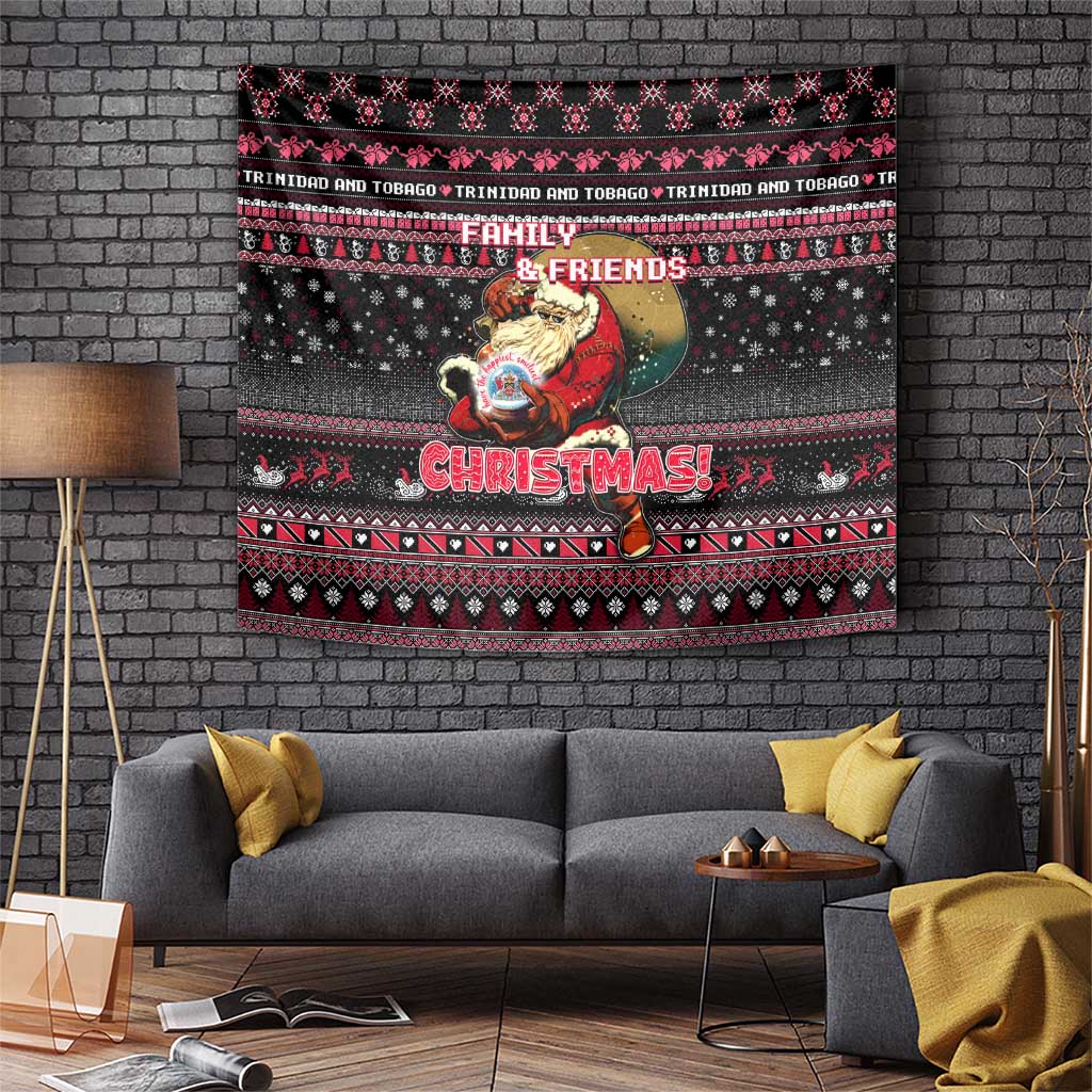 Trinidad and Tobago Tapestry Merry Christmas Family and Friends