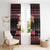 Trinidad and Tobago Window Curtain Merry Christmas Family and Friends - Wonder Print Shop