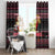 Trinidad and Tobago Window Curtain Merry Christmas Family and Friends - Wonder Print Shop