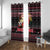 Trinidad and Tobago Window Curtain Merry Christmas Family and Friends - Wonder Print Shop