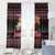 Trinidad and Tobago Window Curtain Merry Christmas Family and Friends - Wonder Print Shop