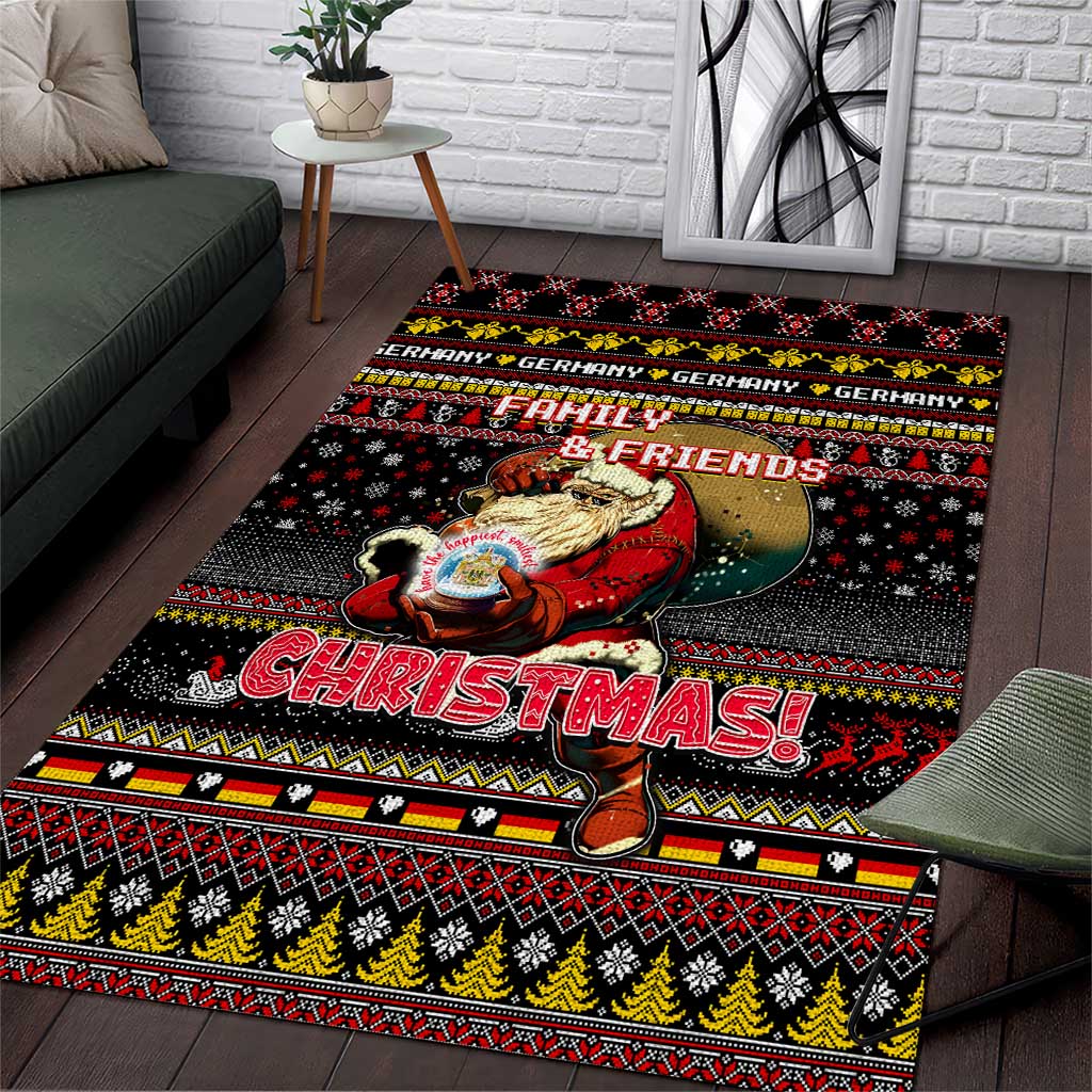 Germany Area Rug Merry Christmas Family and Friends - Wonder Print Shop