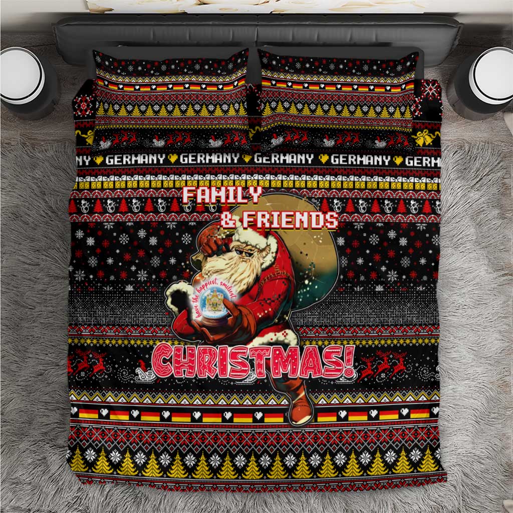 Germany Bedding Set Merry Christmas Family and Friends - Wonder Print Shop