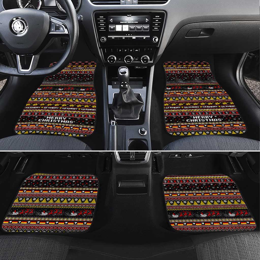 Germany Car Mats Merry Christmas Family and Friends - Wonder Print Shop