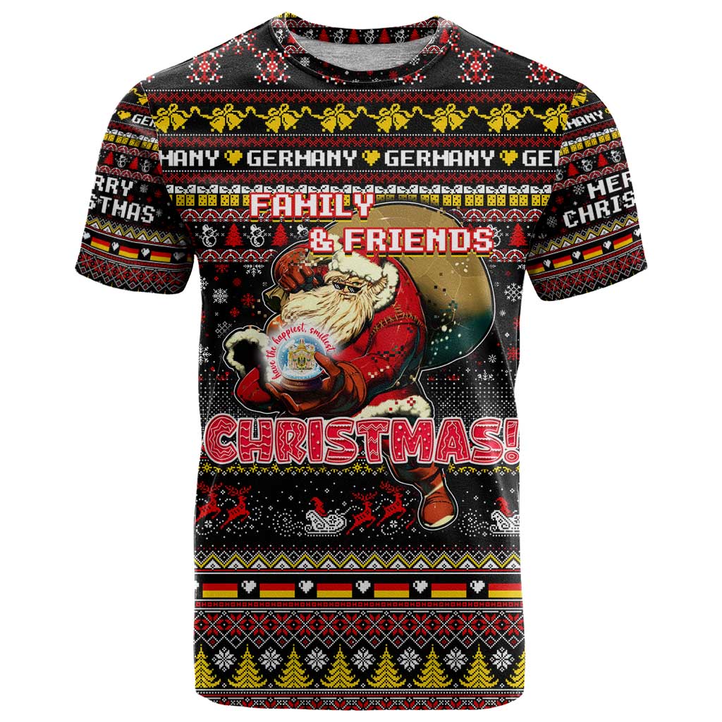 Germany T Shirt Merry Christmas Family and Friends - Wonder Print Shop