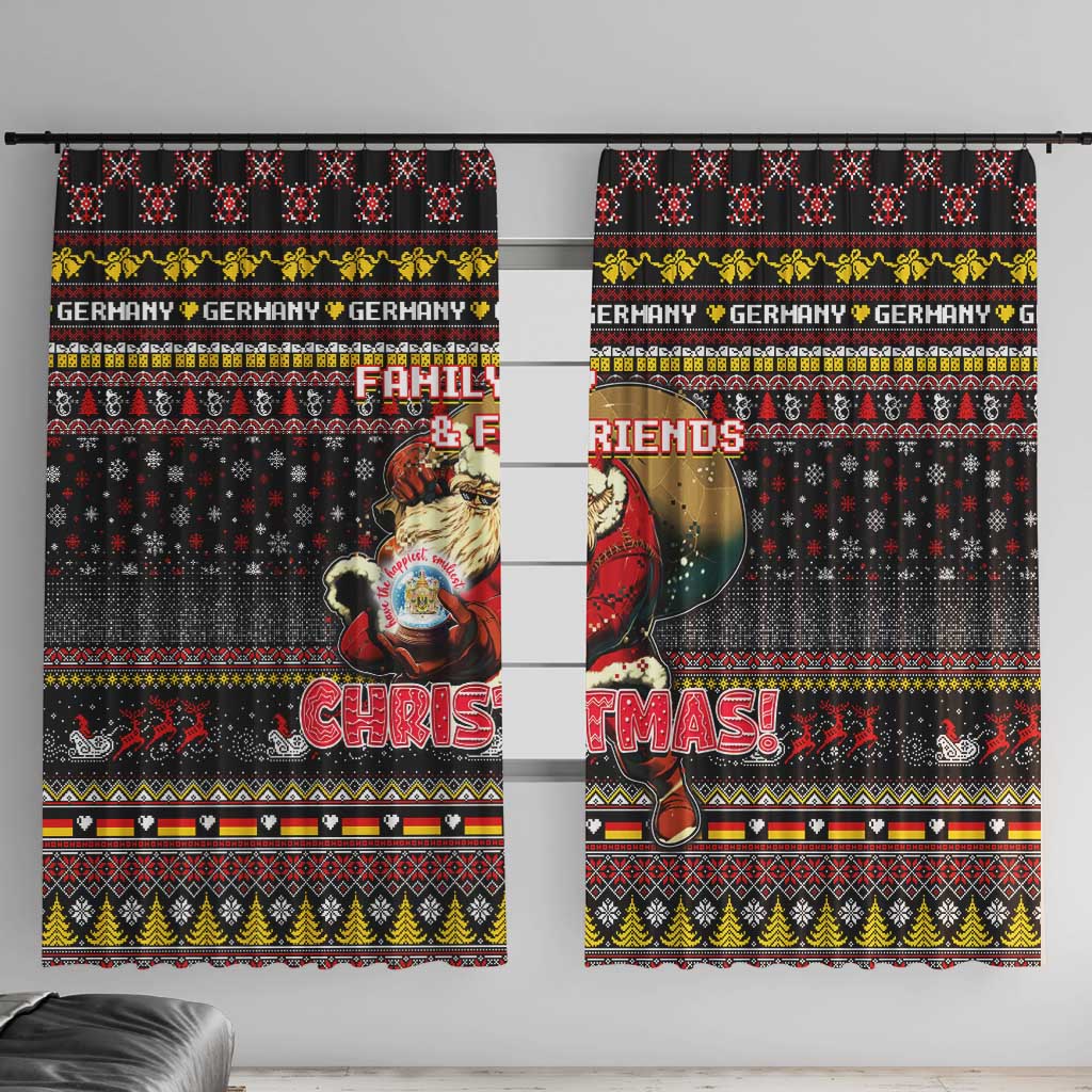 Germany Window Curtain Merry Christmas Family and Friends