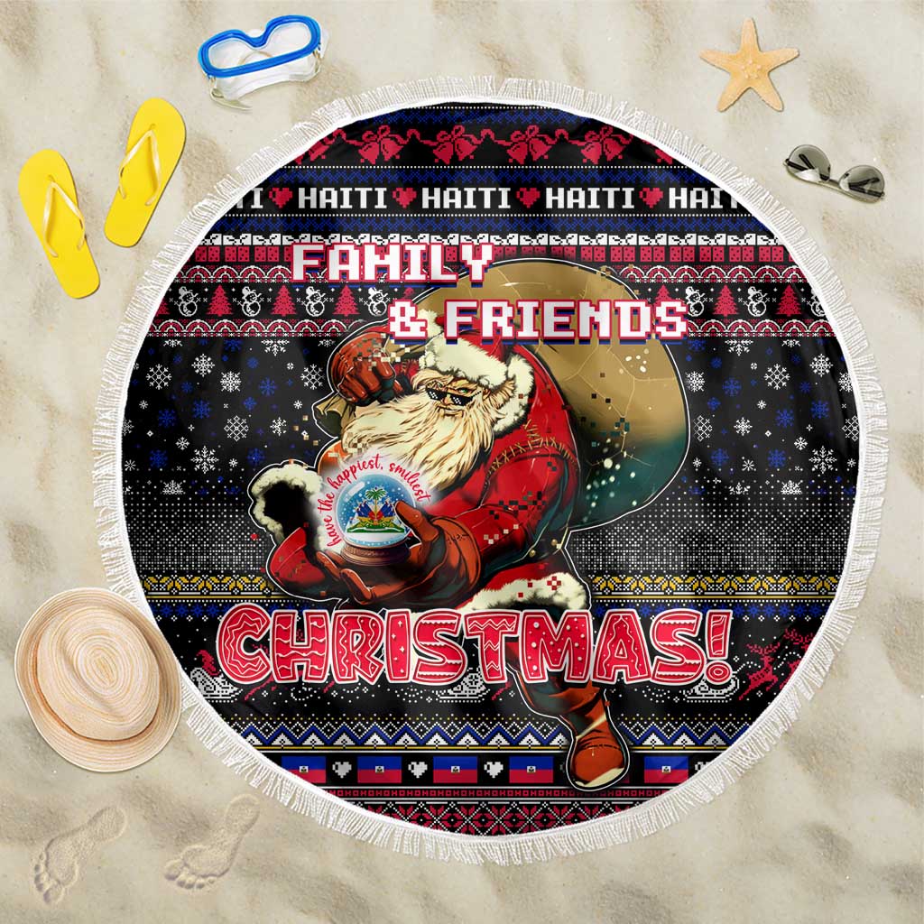 Haiti Beach Blanket Merry Christmas Family and Friends - Wonder Print Shop