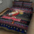 Haiti Quilt Bed Set Merry Christmas Family and Friends - Wonder Print Shop