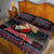 Haiti Quilt Bed Set Merry Christmas Family and Friends - Wonder Print Shop