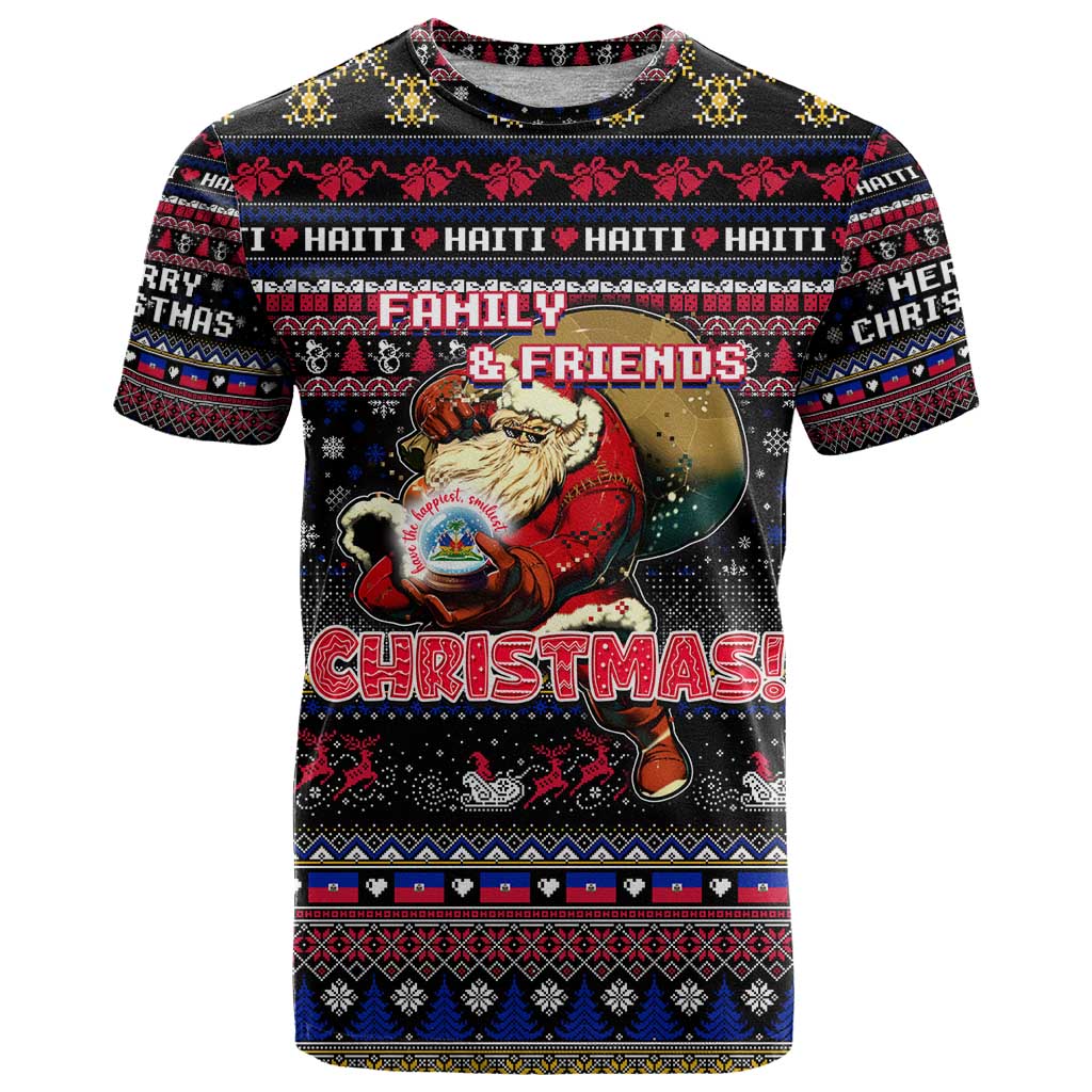 Haiti T Shirt Merry Christmas Family and Friends - Wonder Print Shop