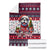 Bulldog Merry Woofmas Blanket Christmas Dog Art Style