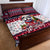 Bulldog Merry Woofmas Quilt Bed Set Christmas Dog Art Style - Wonder Print Shop