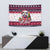 Bulldog Merry Woofmas Tapestry Christmas Dog Art Style