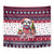 Bulldog Merry Woofmas Tapestry Christmas Dog Art Style