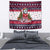 Alaska Merry Woofmas Tapestry Christmas Dog Art Style