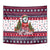 Alaska Merry Woofmas Tapestry Christmas Dog Art Style