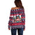 Rottweiler Merry Woofmas Off Shoulder Sweater Christmas Dog Art Style - Wonder Print Shop