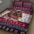 Rottweiler Merry Woofmas Quilt Bed Set Christmas Dog Art Style - Wonder Print Shop