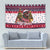 Rottweiler Merry Woofmas Tapestry Christmas Dog Art Style