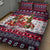 Corgi Merry Woofmas Quilt Bed Set Christmas Dog Art Style - Wonder Print Shop