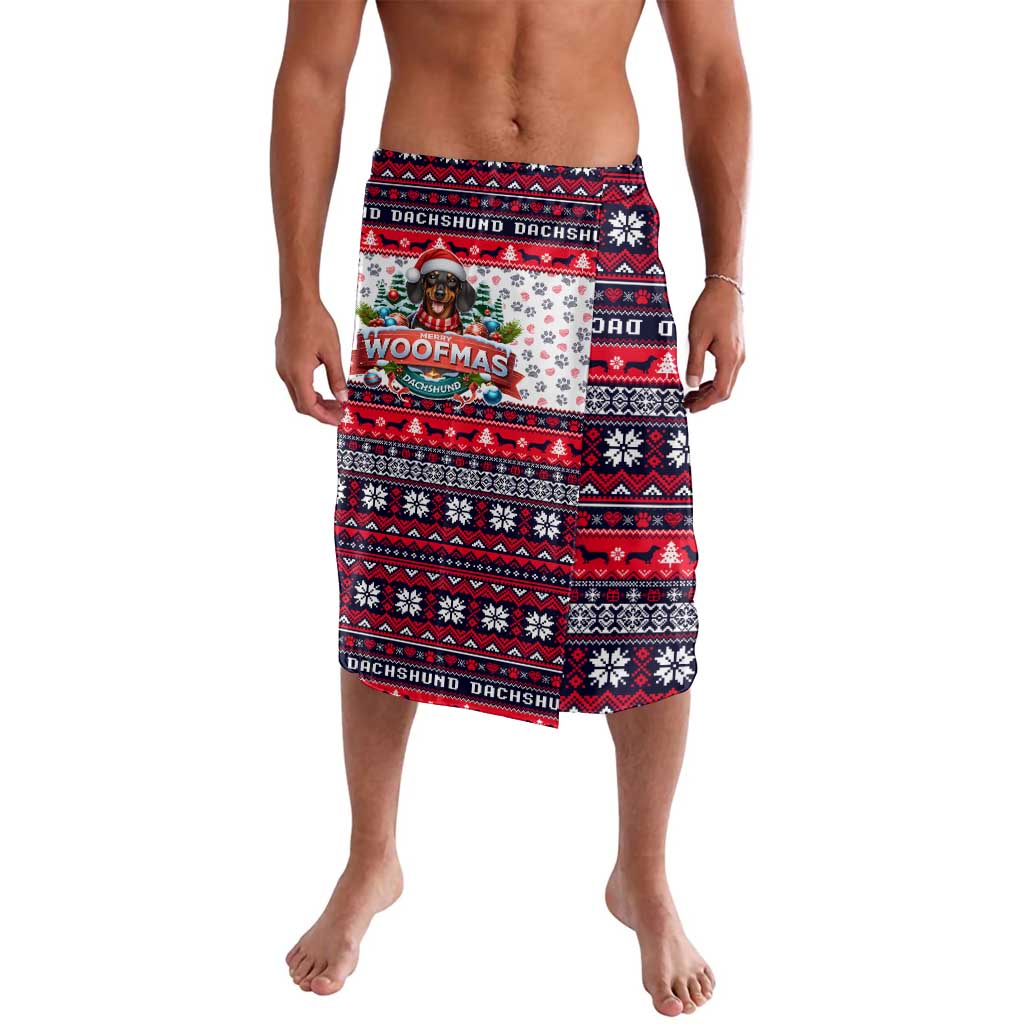 Christmas dog print boxer-style shorts with festive multicolor patterns