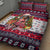 Dachshund Merry Woofmas Quilt Bed Set Christmas Dog Art Style - Wonder Print Shop