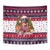 Dachshund Merry Woofmas Tapestry Christmas Dog Art Style