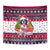 Saint Bernard Merry Woofmas Tapestry Christmas Dog Art Style