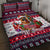 German Shepherd Merry Woofmas Quilt Bed Set Christmas Dog Art Style - Wonder Print Shop